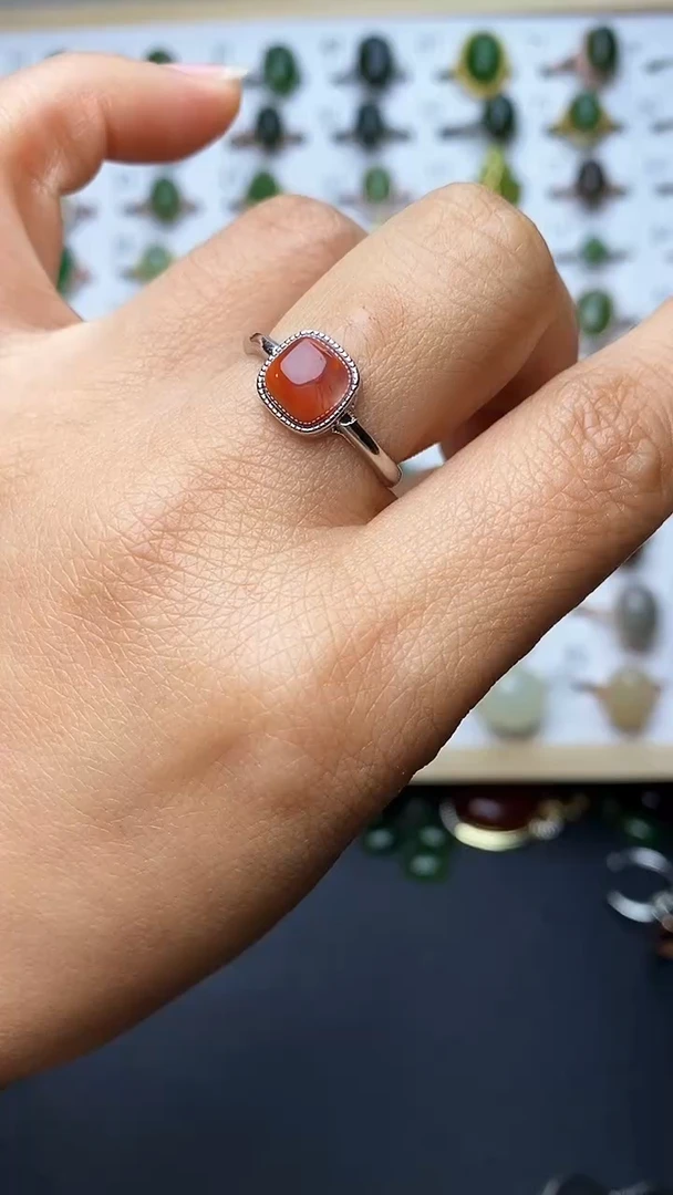 【闪购商品】南红玛瑙戒指未镶嵌1