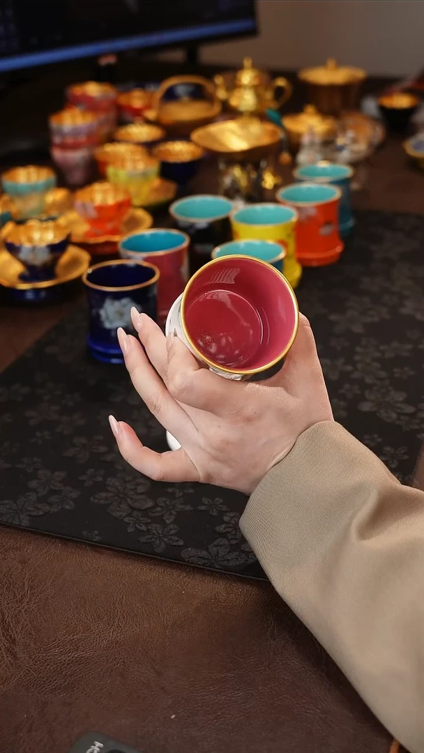 茶杯紫砂【宜景窑系列】转转杯