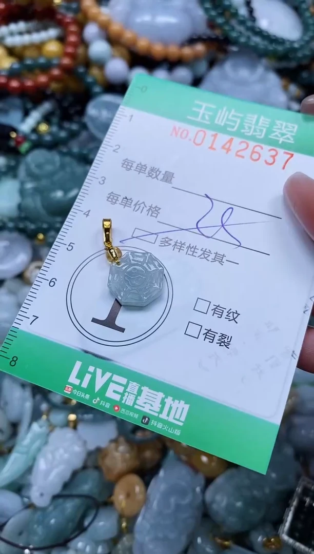 翡翠未镶嵌颈饰闪购0142637多样性发其一