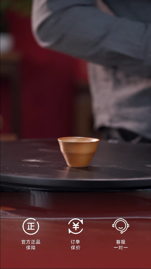 茶具裸烧竹节杯@@