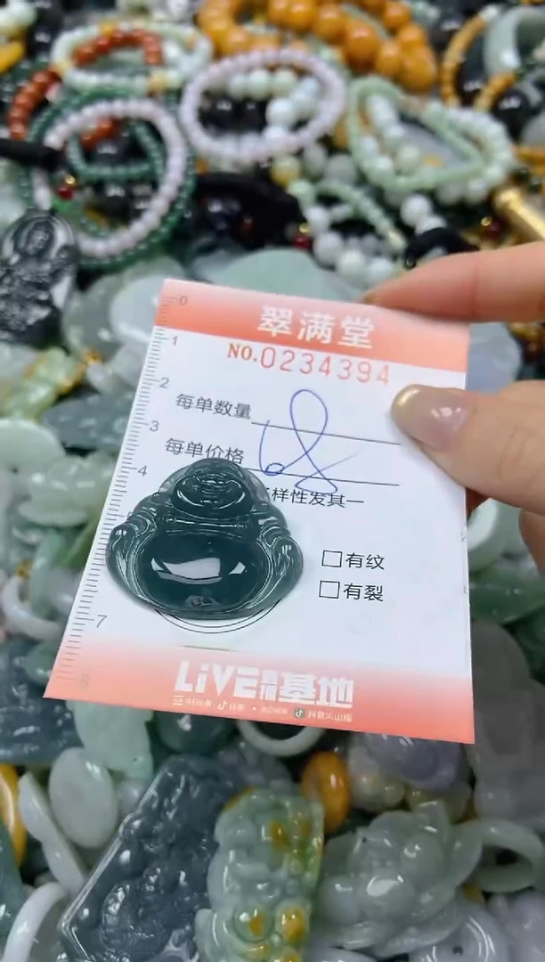 未镶嵌挂件翡翠闪购0234394