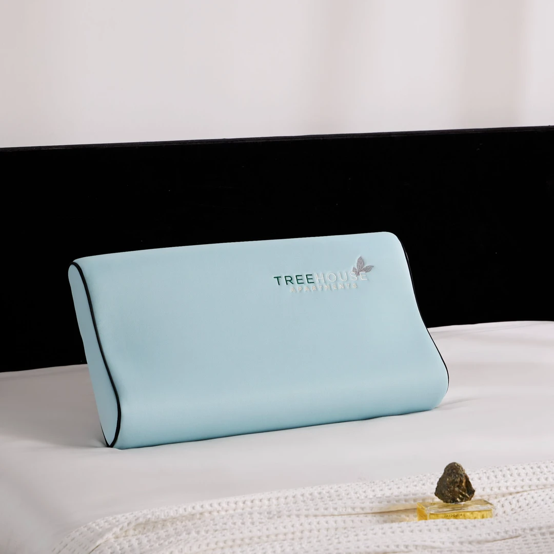 木语·莳凉感护颈枕枕头透气枕家用冰丝材质枕头凉爽通用