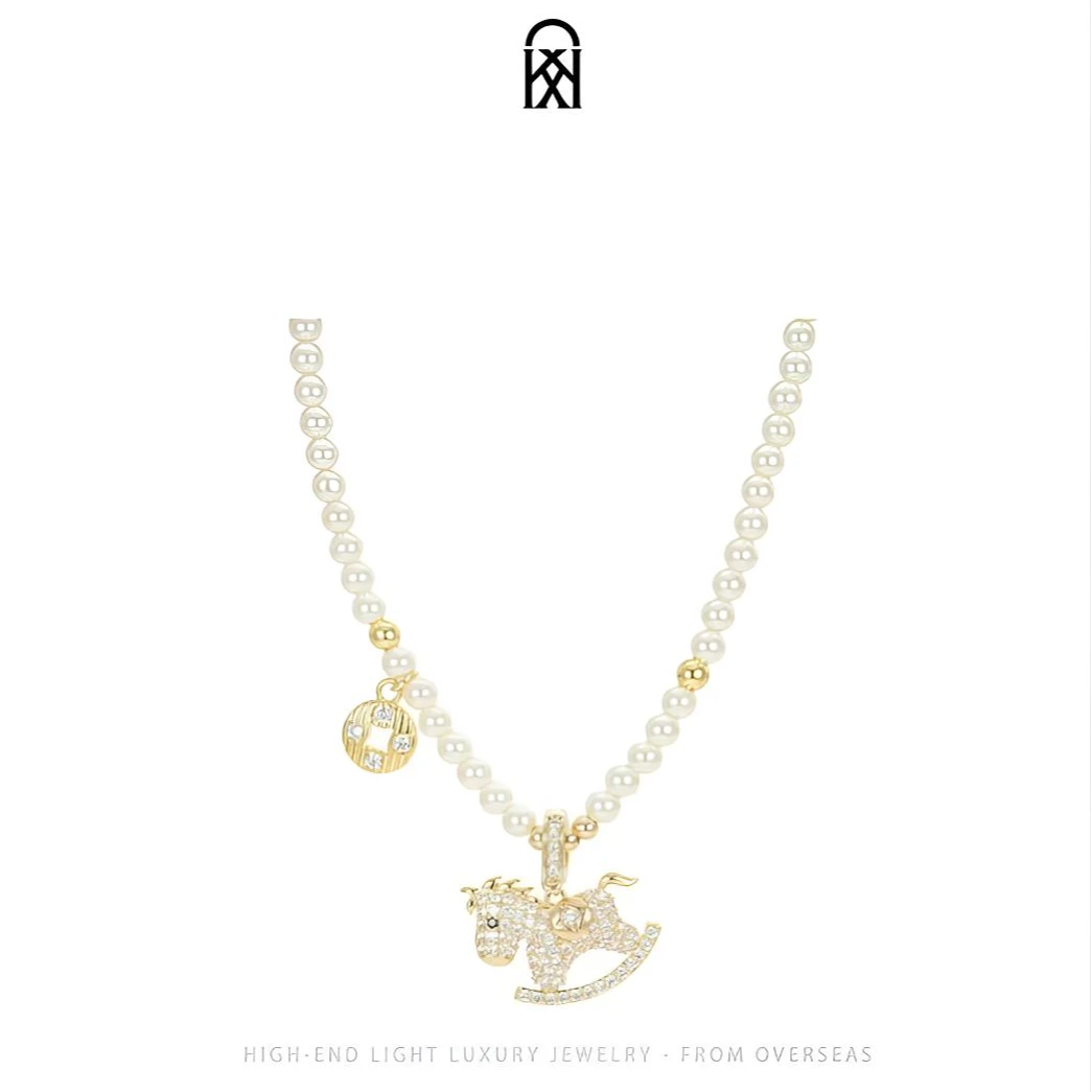 铜合金合成锆石项链 1056---法★【马上有钱】春K凯斯斯伽 项链