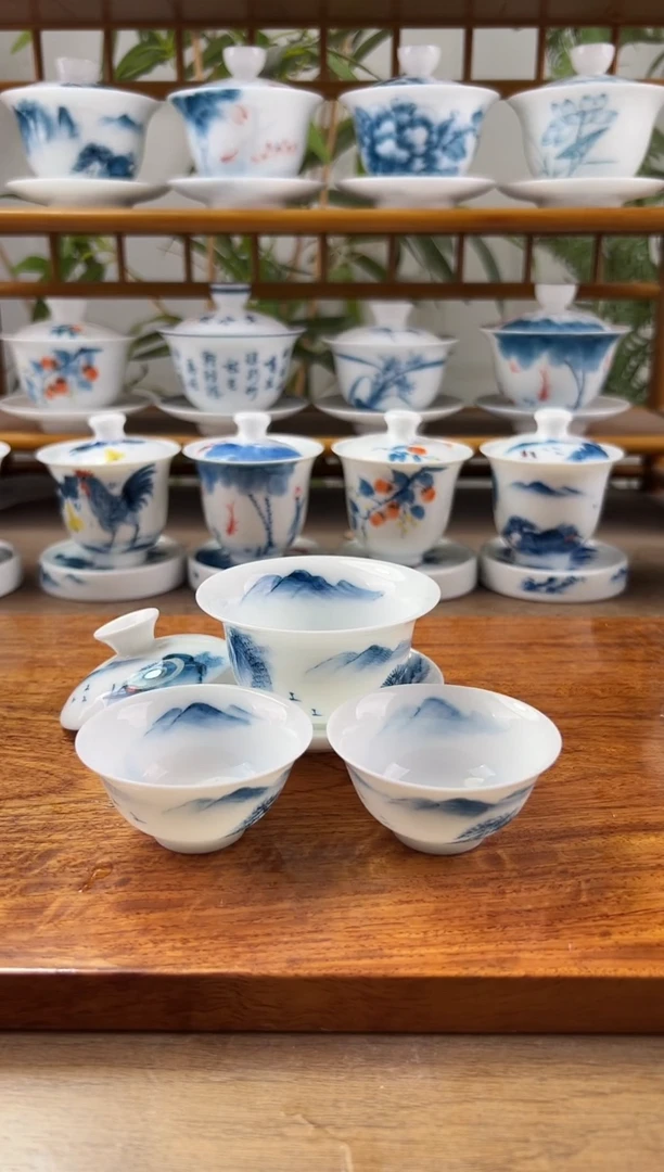 微瑕千里江山80ml三才+小玉兰杯2个