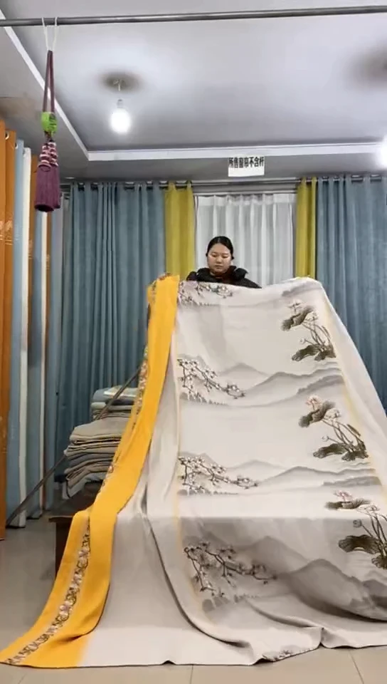 布成品窗帘5.6*2.7