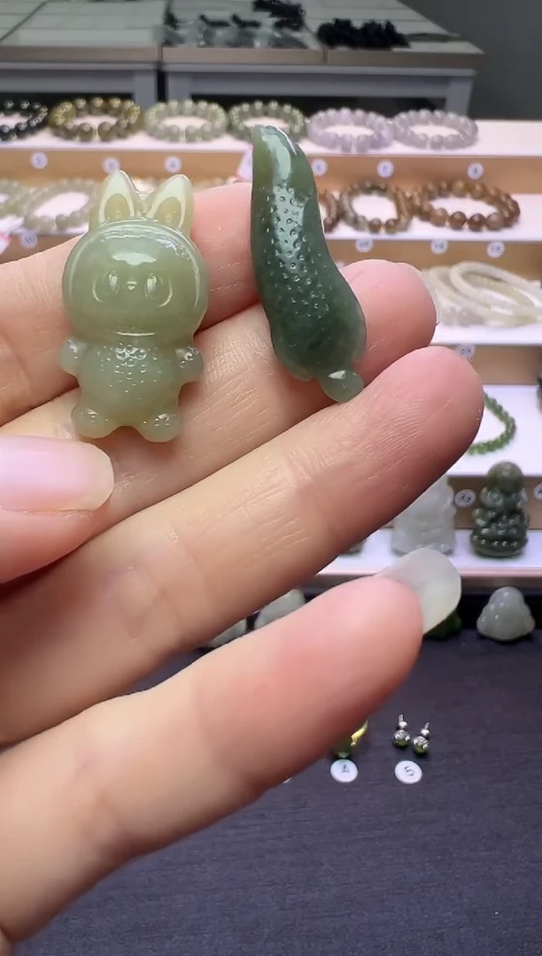 颈饰未镶嵌和田玉115号链接两个15米