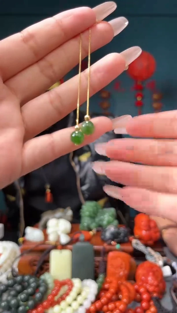 【闪购商品】和田玉颈饰未镶嵌耳钉