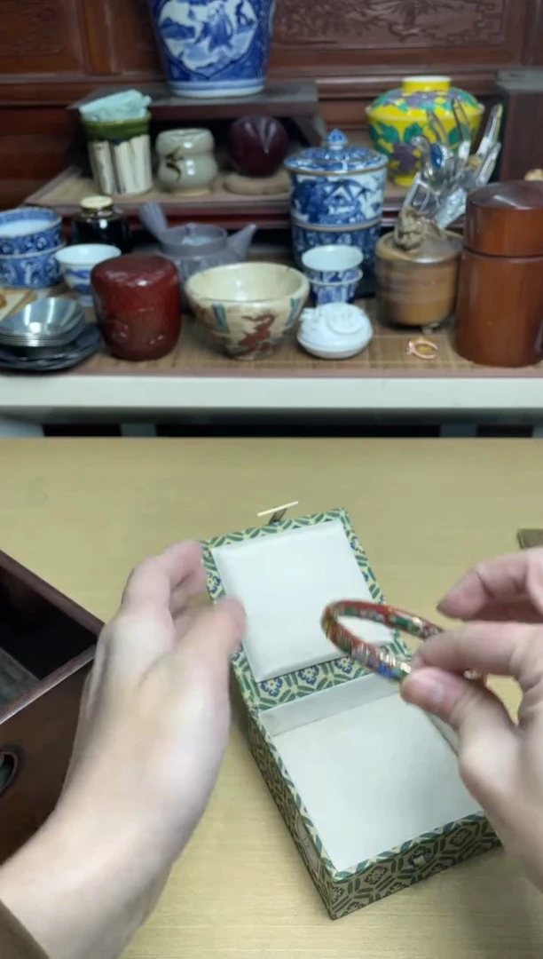 43号珐琅彩手镯哈哈哈直播专用链接