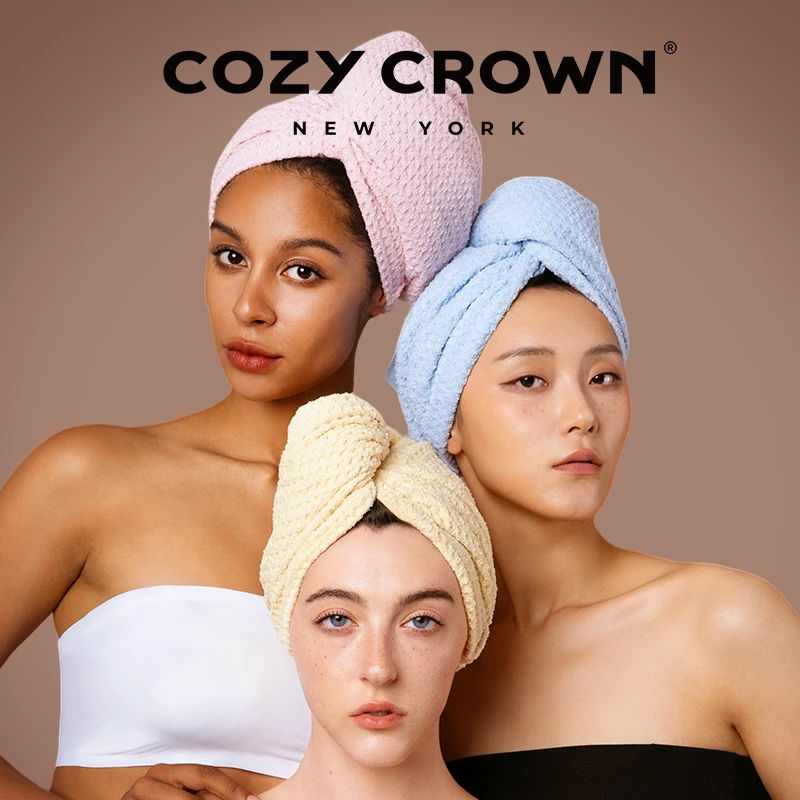 COZY CROWN美国黑科技干发帽吸水速干新款女生干发巾浴帽神器护发