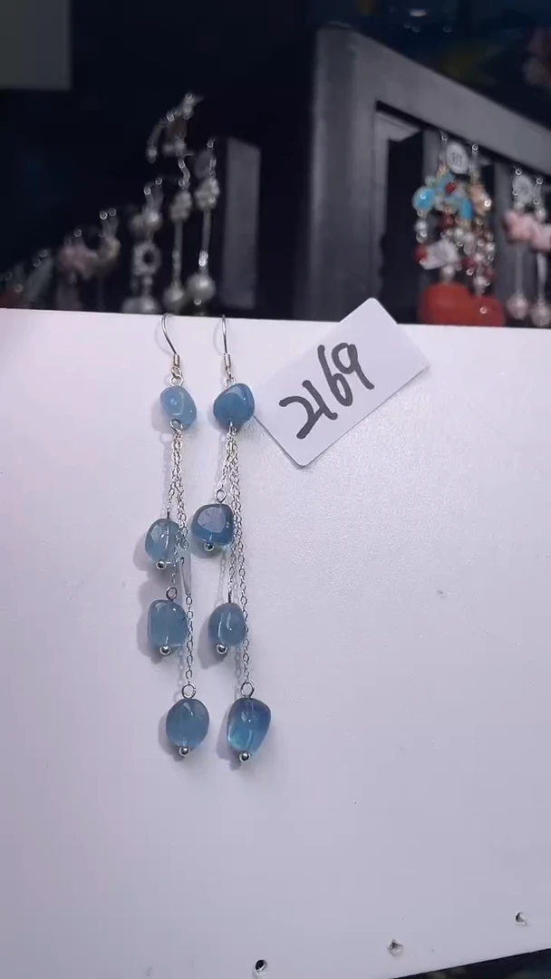 银S925镶嵌耳饰紫晶喜欢拍