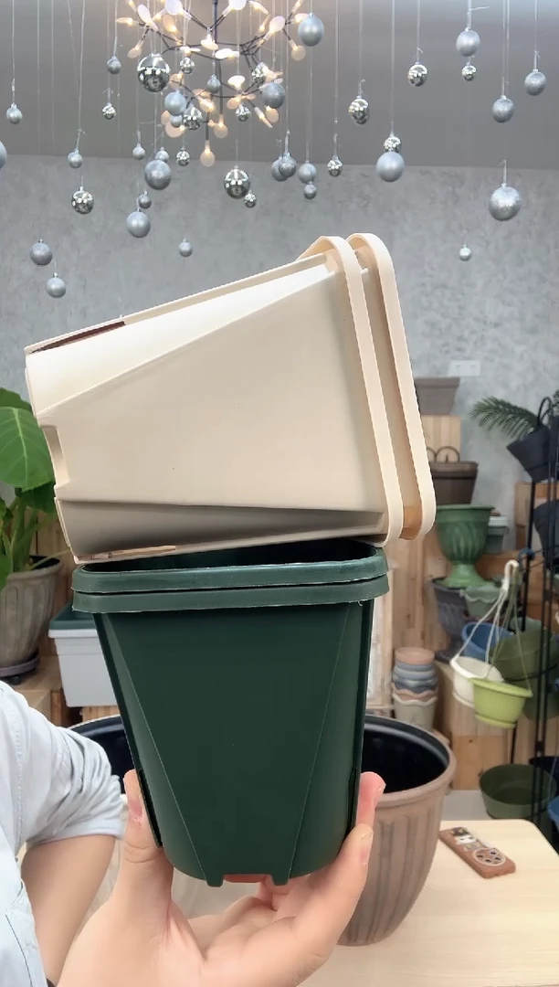 小号控根盆混色20只