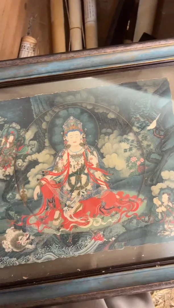 装裱画带框澄空梵像高端精选链接AA