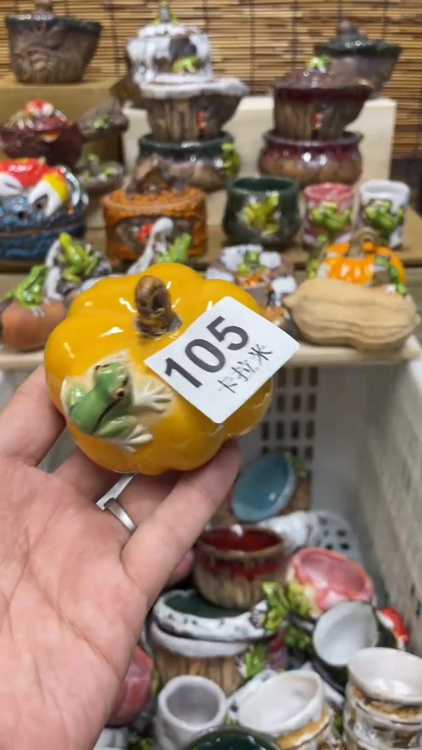 @****酪105精美粗陶手工柴烧