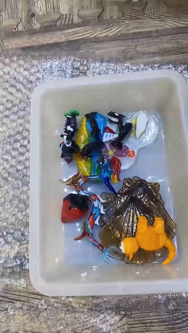 【闪购商品】琉璃手工艺品一盒子
