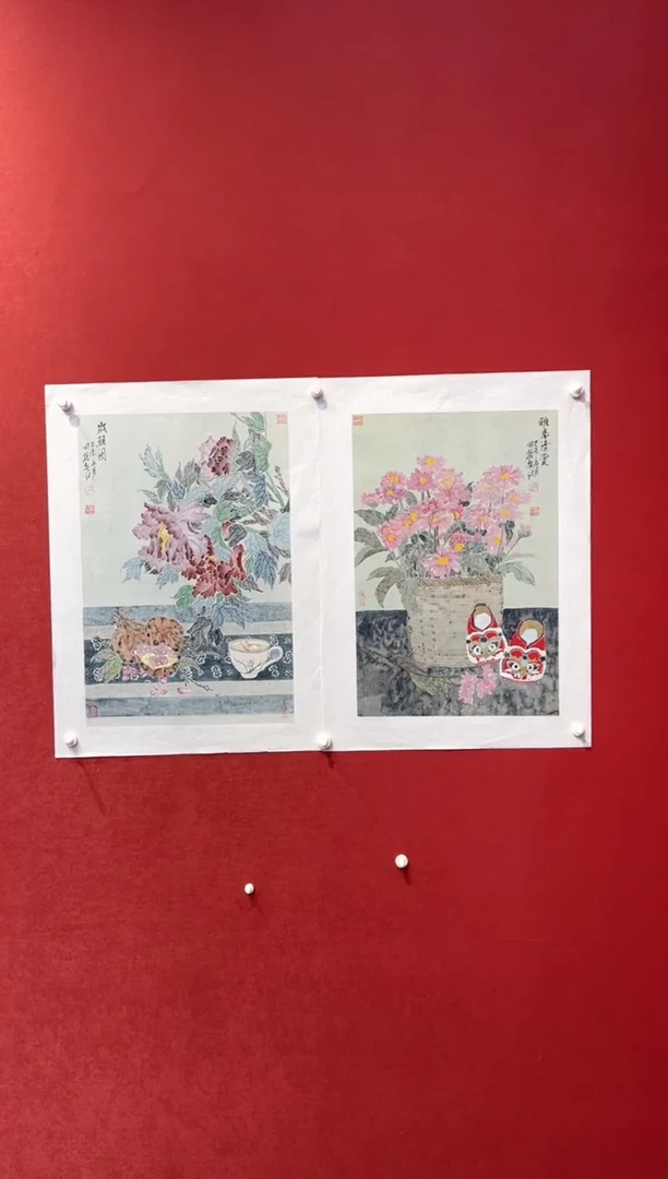 国画老师现场创作  94
