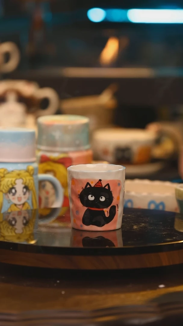 【闪购商品】摆件景德镇高温釉下彩手绘