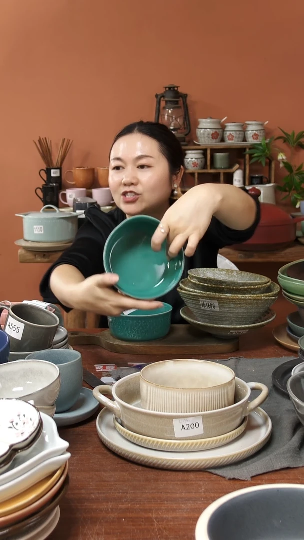 陶瓷A559陶瓷碗2件套微瑕