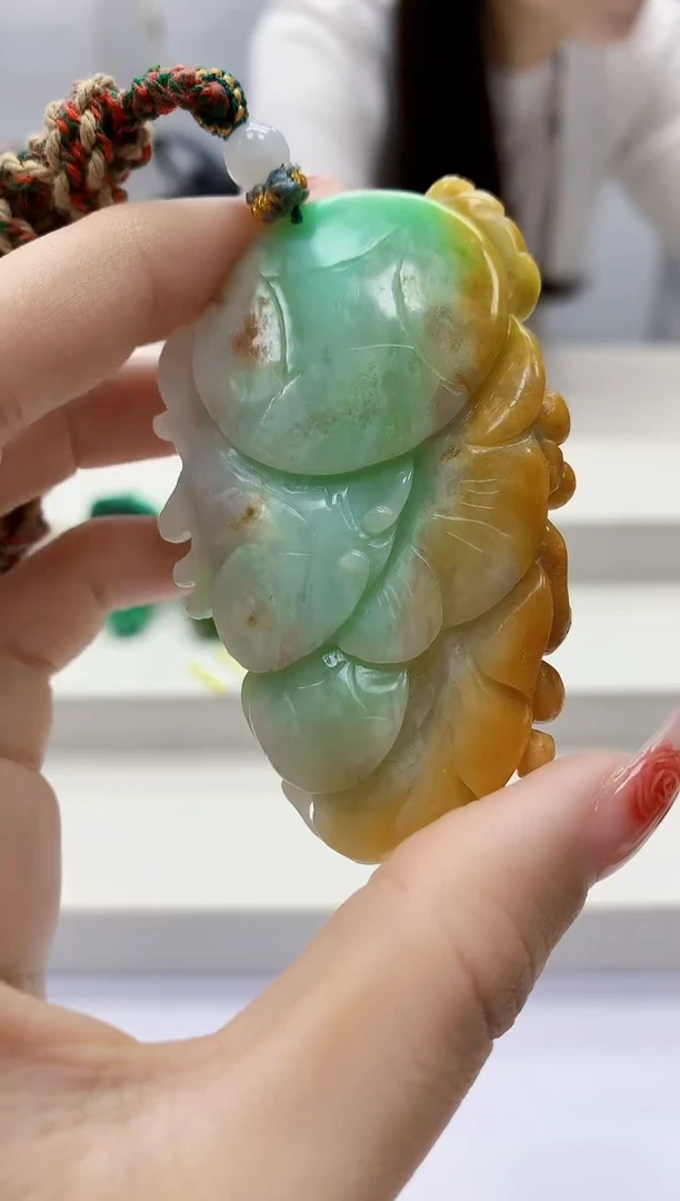 未镶嵌定制翡翠7**_3099ty-毛货挂件