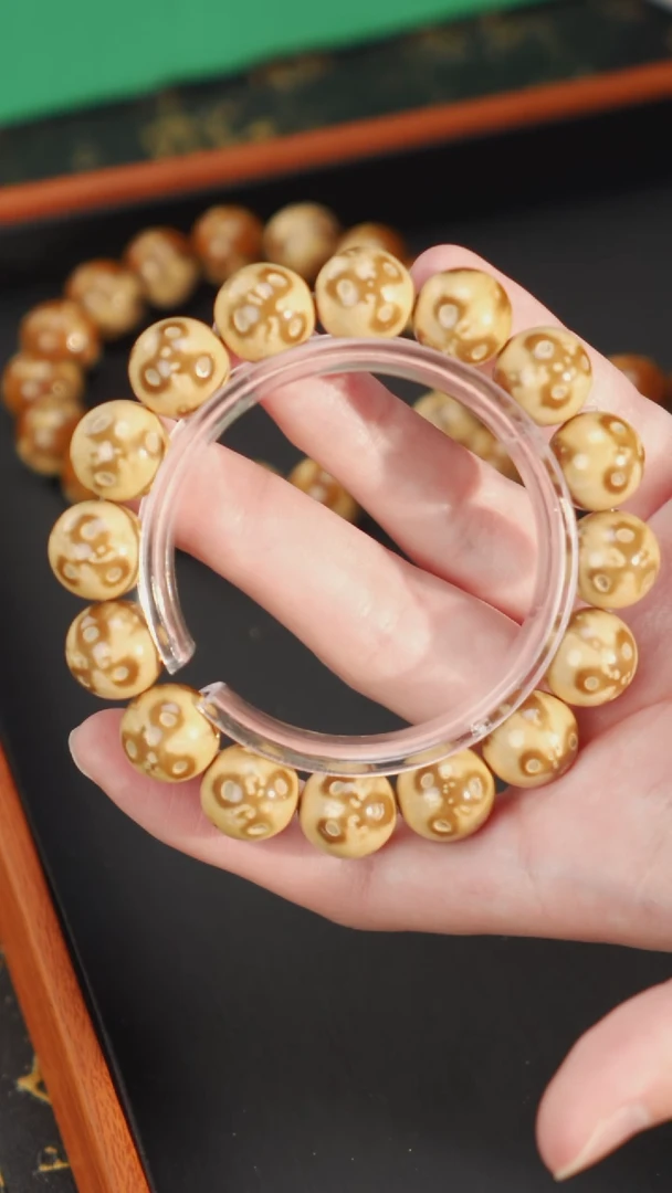【闪购商品】紫金鼠手串紫金鼠熊猫光珠14