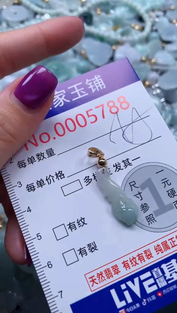 颈饰未镶嵌翡翠5788