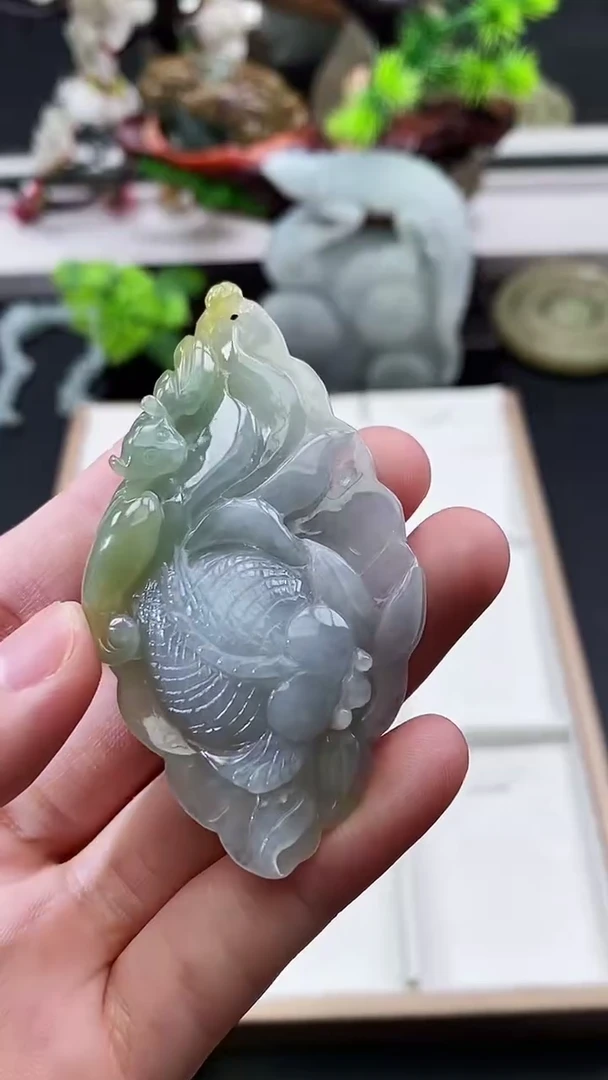 颈饰未镶嵌翡翠天然缅甸A货翡翠