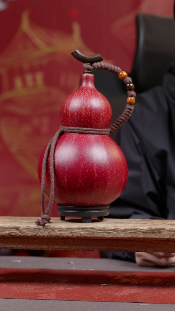 1184号大漆精品葫芦一物一拍7-800ml网兜