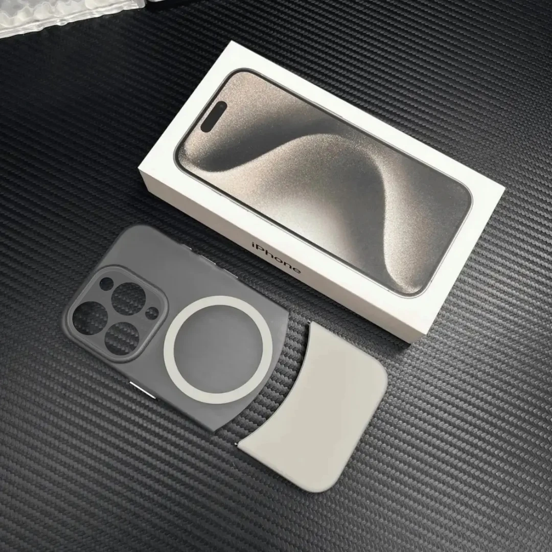 BANCA新款上下插拼适用苹果15promax磨砂iPhone16拼接13手机壳14