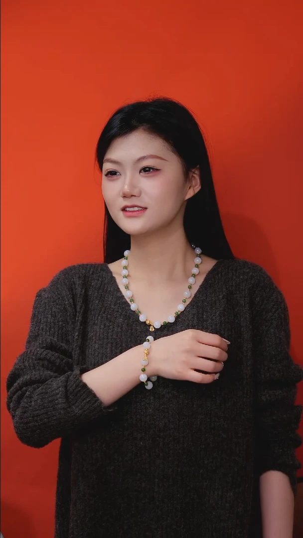 颈饰未镶嵌和田玉项链和手链多样性发货