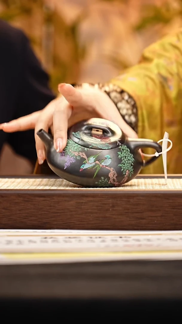 茶壶紫砂YYL0520028368纳瓢-盘