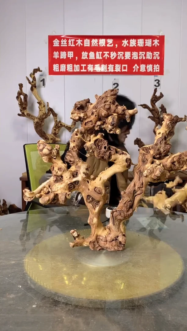 【闪购商品】木金丝红木 羊蹄甲
