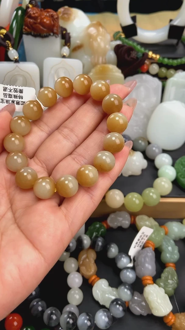 未镶嵌手串和田玉手串