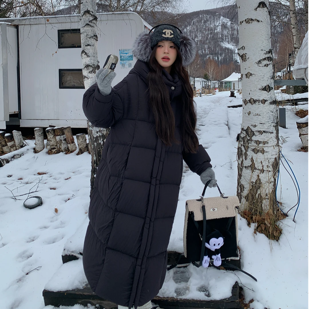 【云蓬极寒】25新厚90鸭绒羽绒服可溯源高品质轻奢长羽绒服外套2509