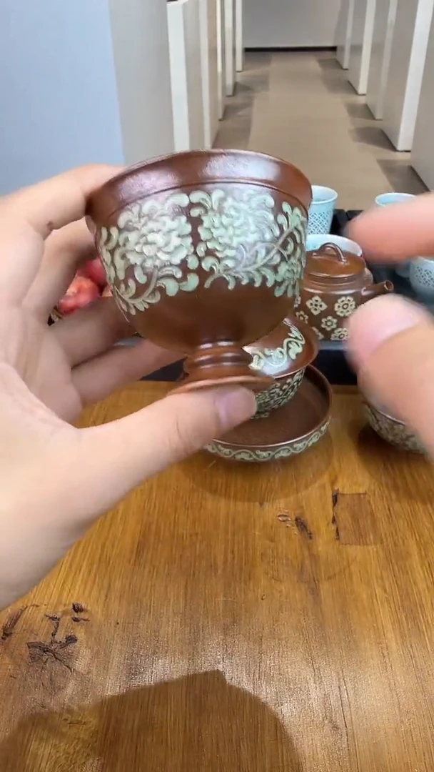 青瓷手工茶器不带礼盒包邮