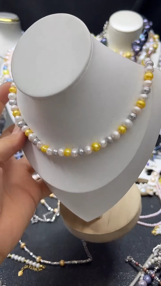 颈饰未镶嵌淡水珍珠多人