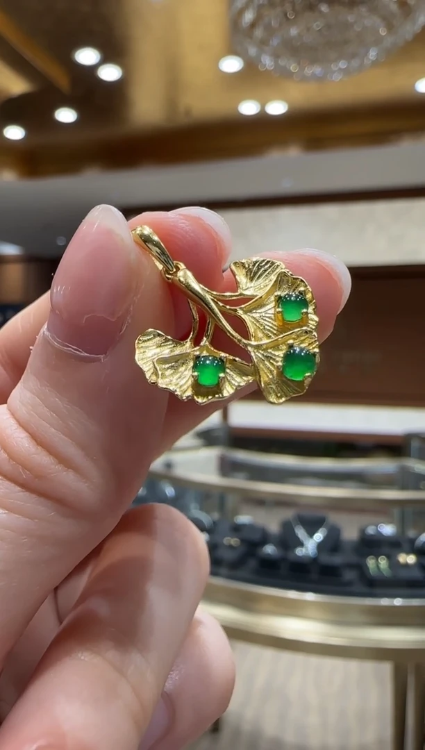 【闪购商品】翡翠吊坠(不含链)银S925镶嵌银镶