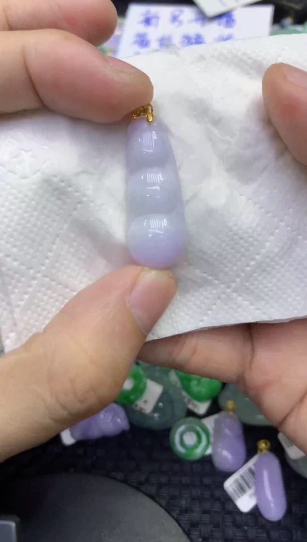 颈饰未镶嵌翡翠天然缅甸A货翡翠