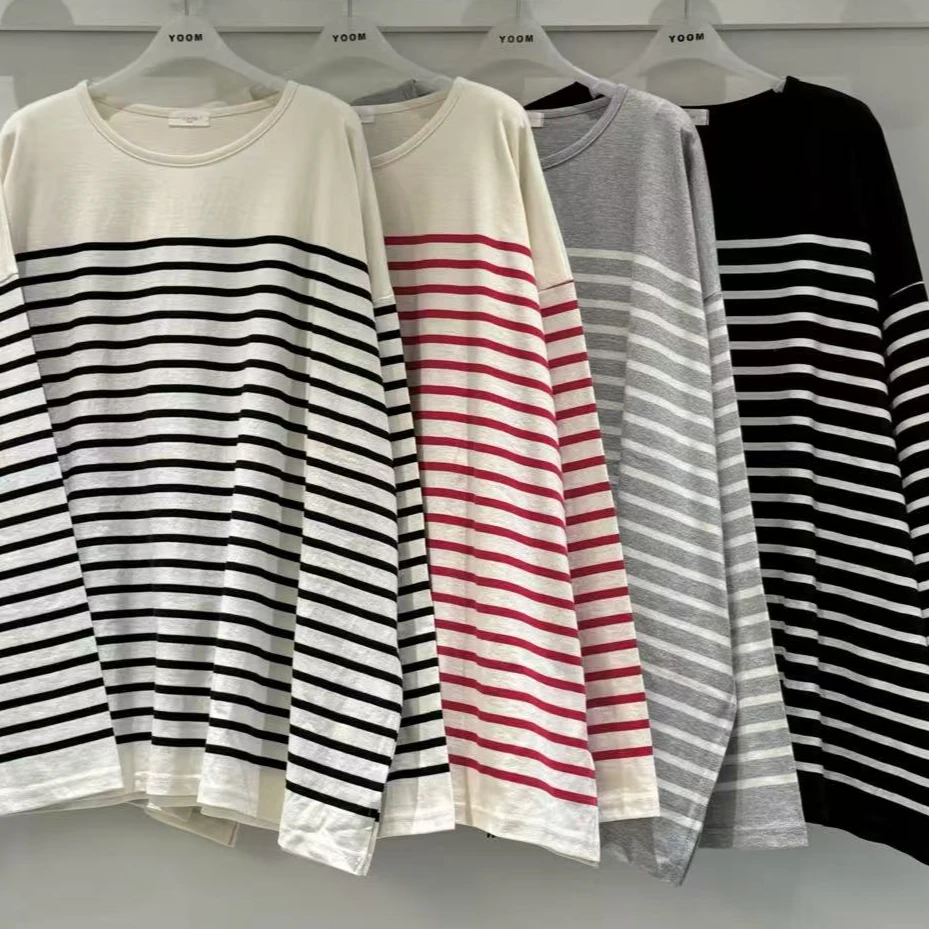 yoom条纹T恤【no退no换】胸围160衣长75