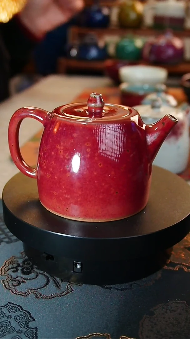 【闪购商品】瓷片512 仿古红 汉铎壶   钏