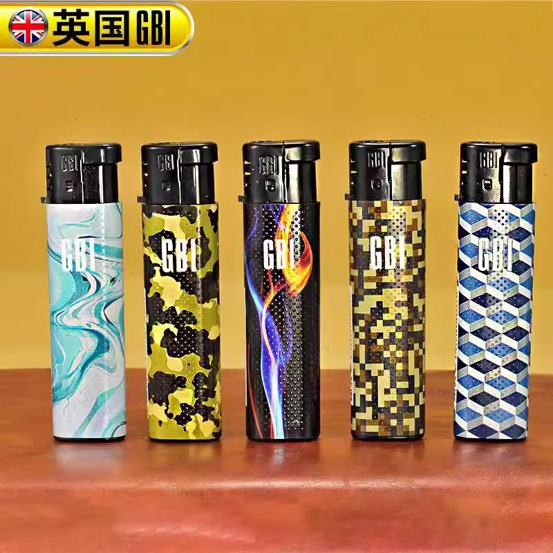 大船GBI一次性打火机防风防滑防爆耐用家用火机