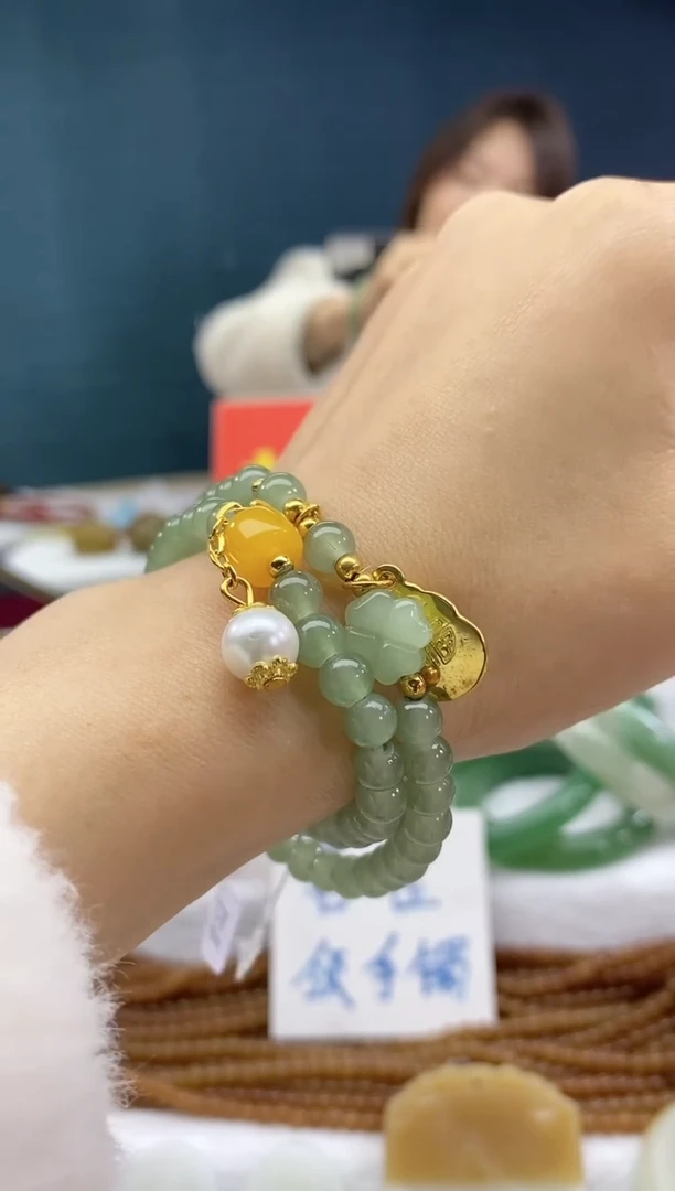 【闪购商品】石英质玉颈饰合金2