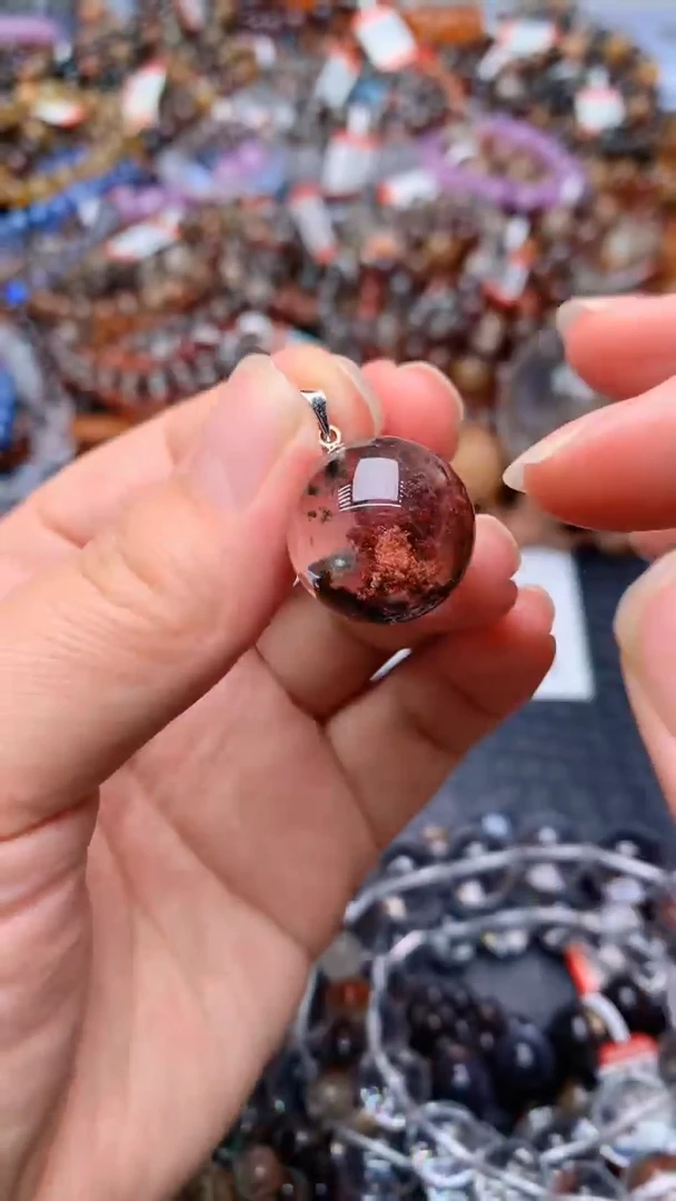 【闪购商品】水晶吊坠(赠链)合金天然245