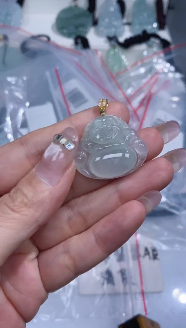 颈饰银S925镶嵌翡翠吊坠