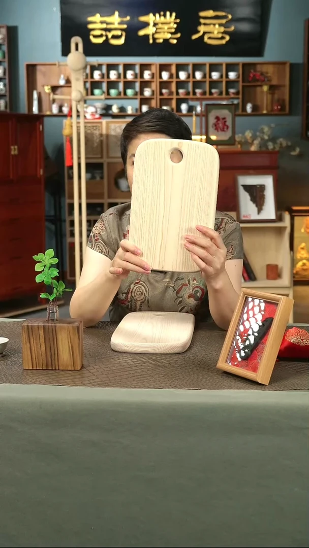 木单个桧木菜板-最小款