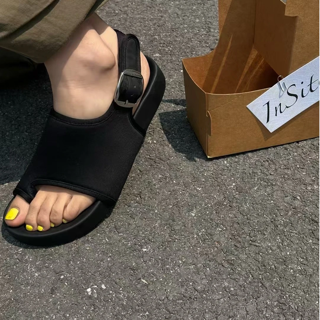 M622-1 SGIRL TWTW 新款小众简约百搭金属扣凉拖鞋休闲韩式拖鞋女