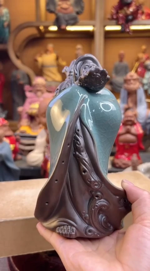紫砂茶宠器闵茶宠摆件