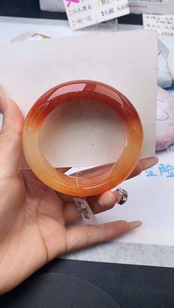 未镶嵌手镯石英质玉w190-HHB58+