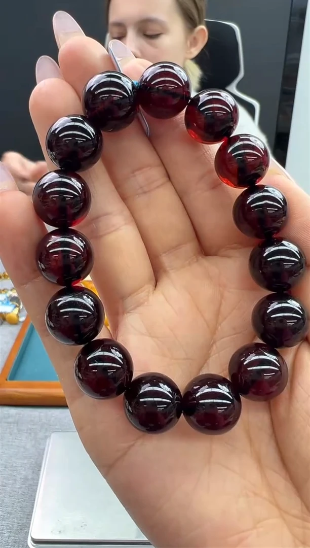 【闪购商品】琥珀手链未镶嵌514秒拍号