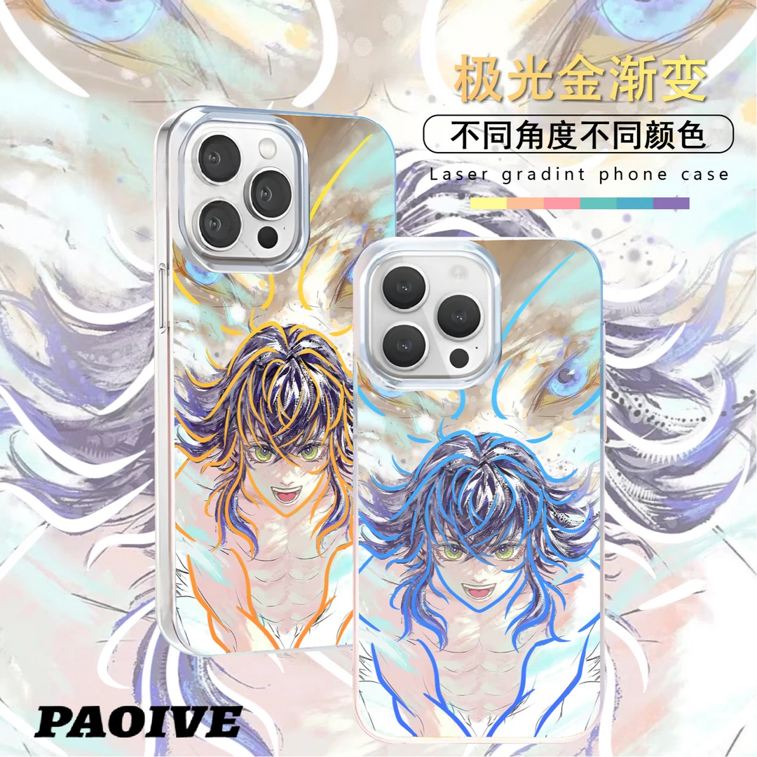 伊之助极光金适用苹果华为vivo一加iPhone小米极光金手机壳