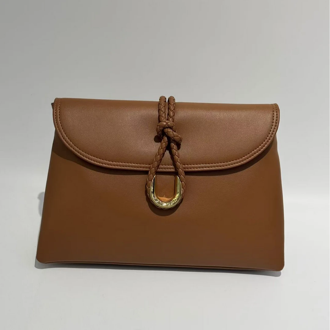 VAZSLVE/原创设计XKY-3870-棕色 秋冬新款轻奢小包