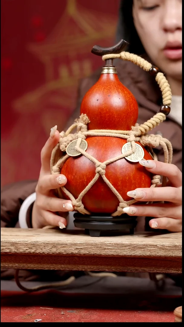 954号纯手工制作天然大漆真葫芦